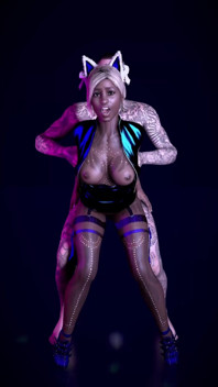 Hot Mulatto Babe Gets Fucked by Big White Cock at Nightclub