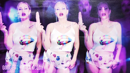 Goddess Misha Goldy: Fammi una stupida e succhia il tuo primo vero cazzo!