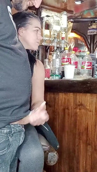 Next Door Neighbor Is Doing My Wife While I'm Watching From the Bar Site