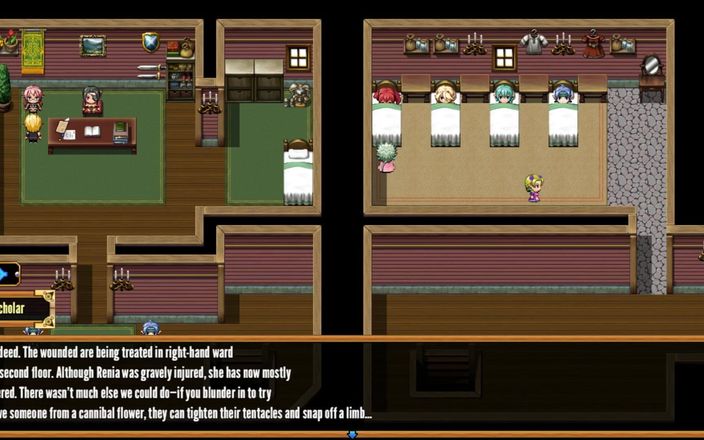 Cumming Gaming: Tail of Desire, jeu hentai femboy, épisode 10, elle a un ventre...