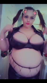 SSBBW in Leather