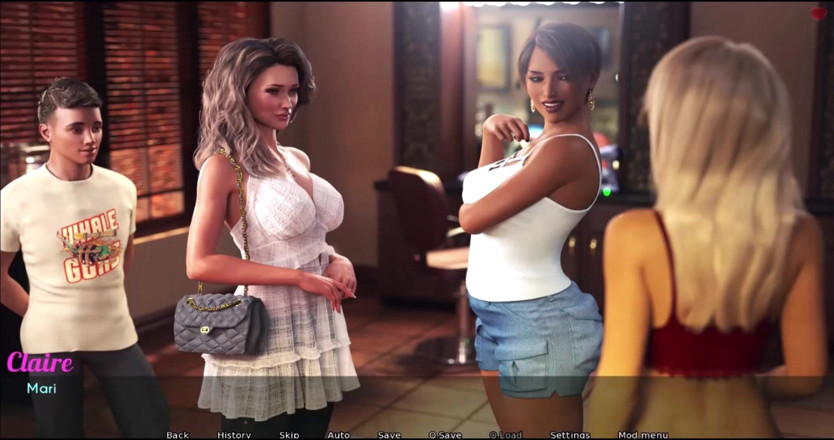 Kitty Gamer: Awam #9 소피아와 딜런은 나가서 마리아와 데이트를 했습니다.