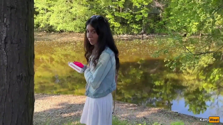 Katty West: My Friend Controls My Orgasms in Public with a Toy...