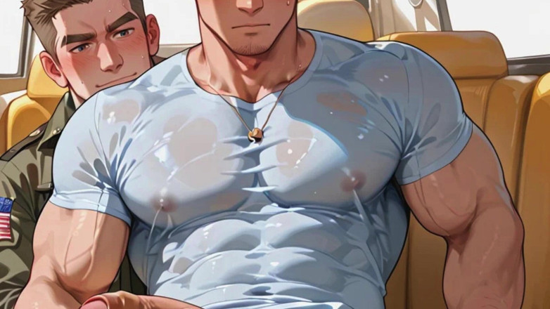 Real narrated fantasy Hentai: Přátelé mají gay orgie v hotelu v Latinské Americe. Hentai...