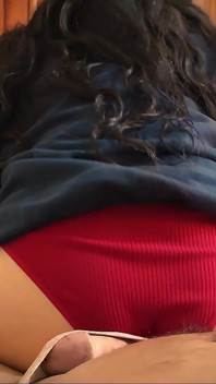 I Love to Make My Neighbor Horny by Rubbing My Ass Against His Cock