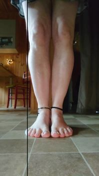 Sexy Feet in White Sneaker Socks