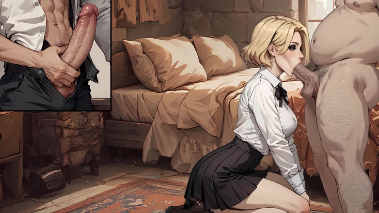 Dirty GamesXxX: Колледж Mysteria: бойфренд дрочит и наблюдает, как его девушка сосет господина в общежитии они сделали ее жадной до спермы шлюшка - эпизод 8