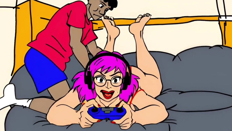 Octopussy Lovers Club: Üvey annem retro oyunları seviyor, hentai, ai çizgi film