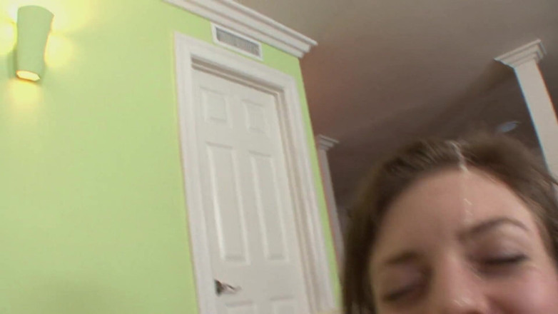 My Stepdad's Cock: Beautiful teen bends over on sofa and gets fucked with...