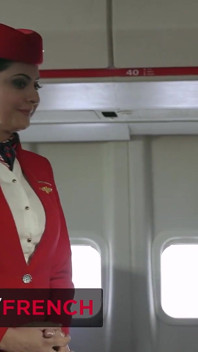 The Beautiful Stewardess Surrenders to the Pilot