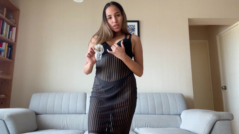 Goddess Alexa femdom: 鼓励贞带挑逗