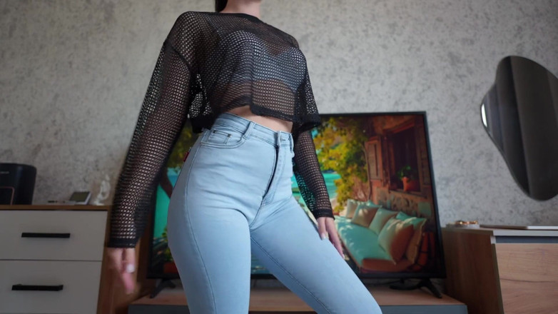 Tori Diamond: 청바지 얼굴 앉아 POV! 오지는 후장 청바지