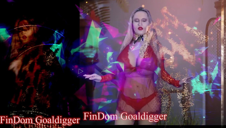 FinDom Goaldigger: Любовна залежність, слиз змішана з російською мовою