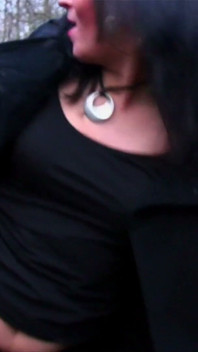 Cum Slut Wife Amy Johnson Sucks off Her Husband in the Woods