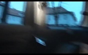 German Babe Got Picked up and Smashed in Her Pierced Pussy