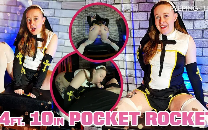PeepingThom: 赤い部屋のルビーLixxx - その修道女!4ft10ポケットロケット付き