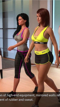 Whispers of desire 7 Sarah e Alex sono andati in palestra con jessica