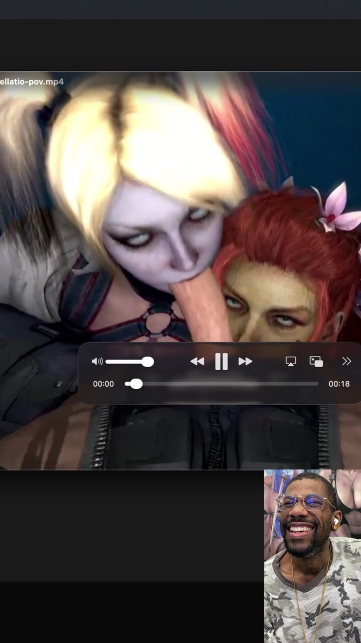 Good news media: Harley Quinn and Ivy Deepthroating a Naughty Fucking Cock