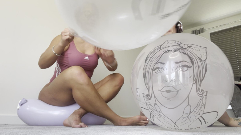 CALLIE ROKS: Big Balloon Riding and Huge B2p
