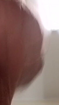 Anal masturbation with the sausage