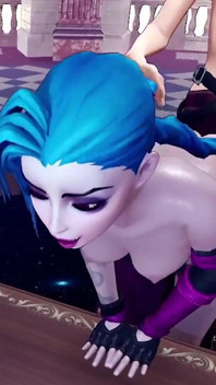 Arkadan jinx sikiyor - efsaneler ligi: 3 boyutlu porno parodi