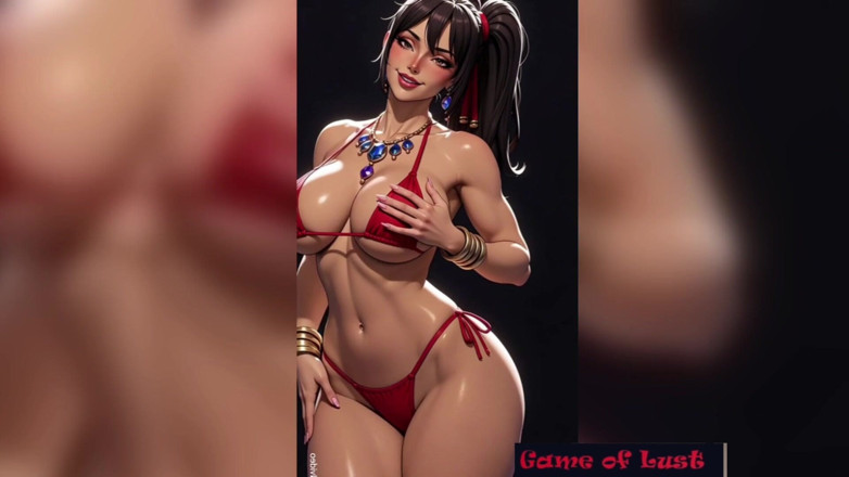 Game of Lust 3D: Gol Hot Busty Asian Mai Shiranui Dance Animation