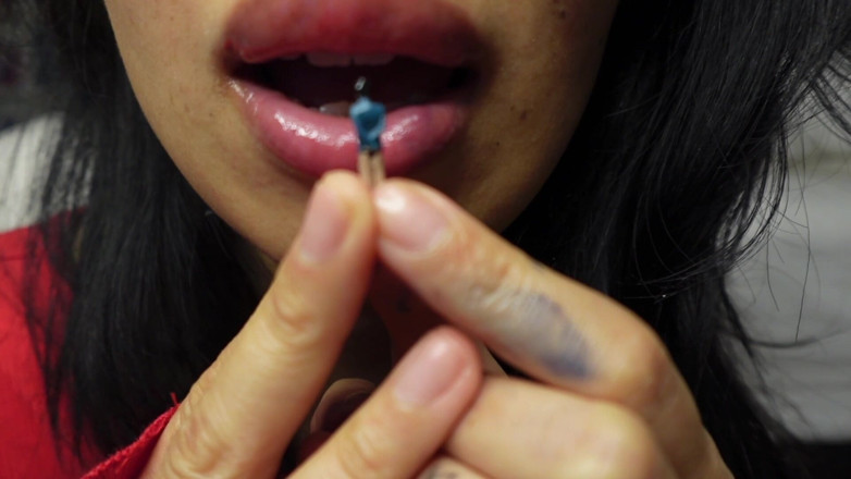 Asmr_mouth: Riesin leckt dich gerne und lutscht dich all in