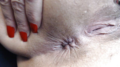 Abby Anna: Extrémní detailní záběr na zadek, chlupatý