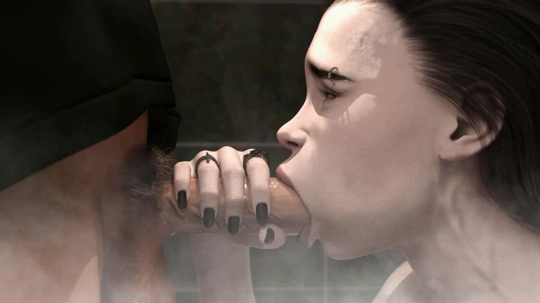 Dirty GamesXxX: Area69: Gothic Beautiful Vampire with Sharp Teeth Is Doing Sloppy...