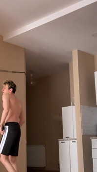 Guy Saw His Friend Filming Him, Juicy Deep Throat Blowjob and Tight Ass Fucking, Cum on Stomach