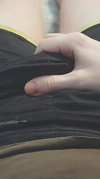 Jerking off in Shorts - Large Dried Stains of Cum All Over My Body