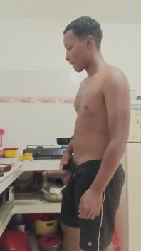 Big Dick Gets Horny When He Cooks