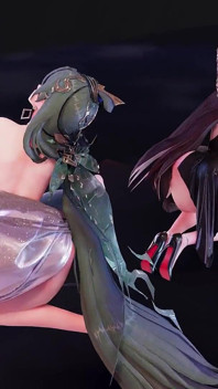 [mmd]brave Girls-rollin', Couple Dance, Korean Dance, Lingerie, Striptease