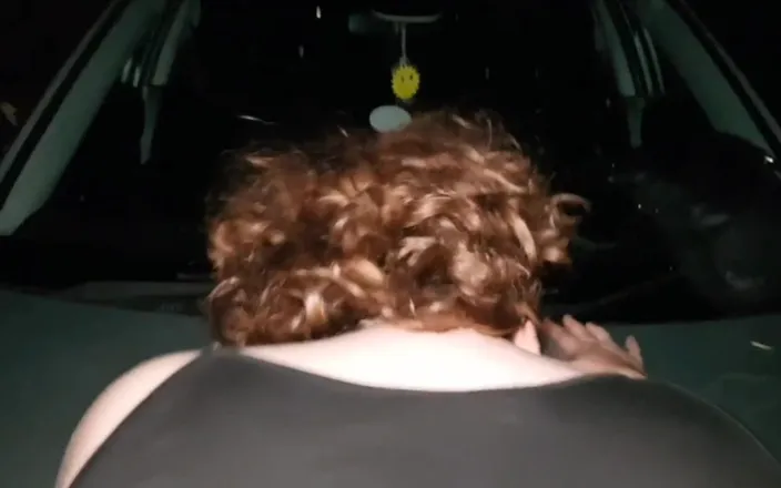 Real homemade BBW BBC porn: BBC Outdoor Anal Pounding Spanking My Booty with a Belt
