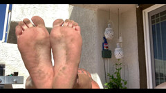 Jasons feet: Fetish kaki close up