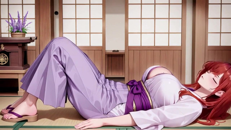 Tay Swift X: Miko, cu părul roșcat! Deep V kimono înmuiat, înflorind de la Serenity...