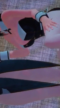 Si arnab hentai memberikan footjob dalam seks bertiga