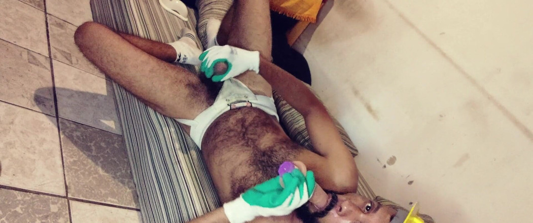 Stink HairyMale: Nyepong dildo malam-malam