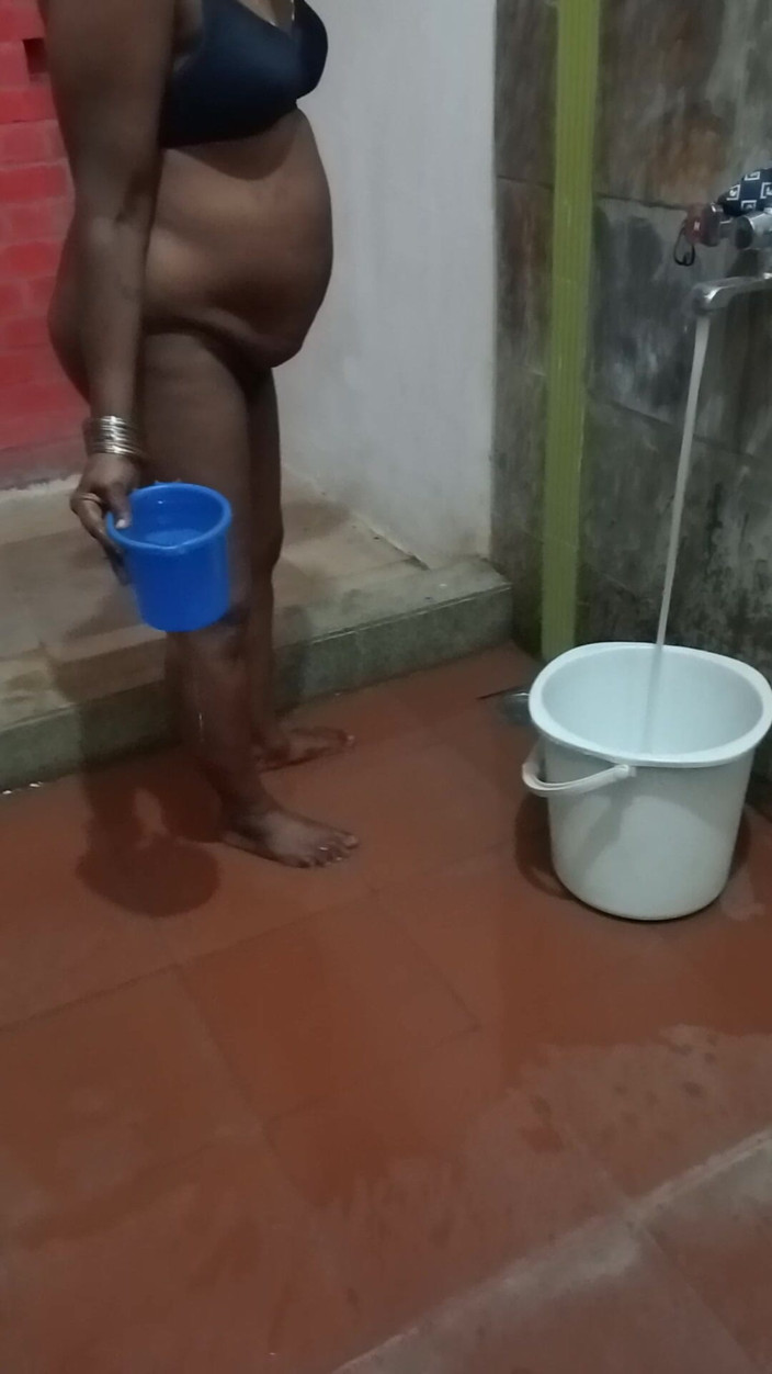 Tamil lesbian: Depois de lavar sexo