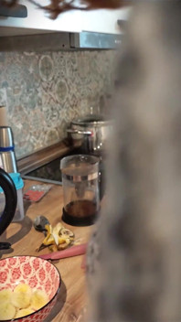 Hot Housewife MILF Gets Fucked and Fingered in the Kitchen. She Still Wears the Buttplug of the Morning Sex She Just Received