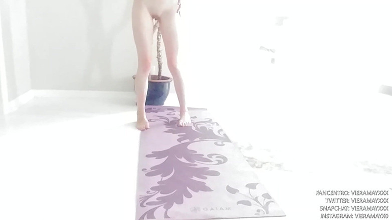 VieraMayXXX: Treino matinal brilhante e nu