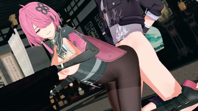 NSFWOtaku: Wuthering Waves - Taoqi and Rove Sex - 3D Hentai Animations