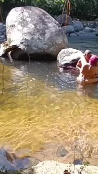 Naughty Girl Called Me to Go to the Waterfall