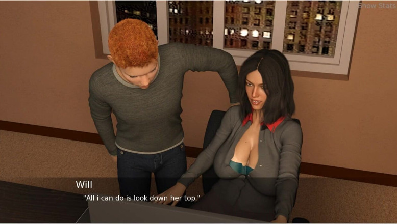 XXX Games Bunk: Project Hotwife - gameplay - jeu de rôle - taquinage au bureau et...