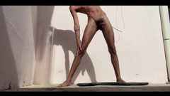 arabeputo: Esticando-se na manhã animada.