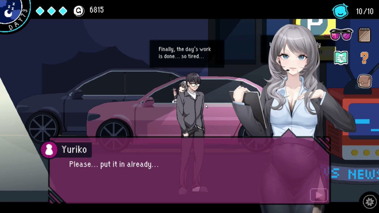 NSFWOtaku: Hentai Game - TV Station Hentai Sex Scenes (tv Anchor, Bus Stop...