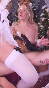 The Naughty List: Santa Fucks 15 Christmas Sluts