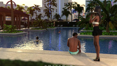 3D Cartoon Porn: Domino Beach 1 - John salvează un om de viață în plajă după...