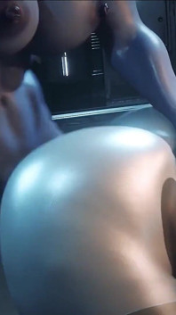 Rigid3d D3d Milovnice Monster Cocks Intenzivní sex Lahodný velký zadek Chutný doggy styl polykání Obrovský penis