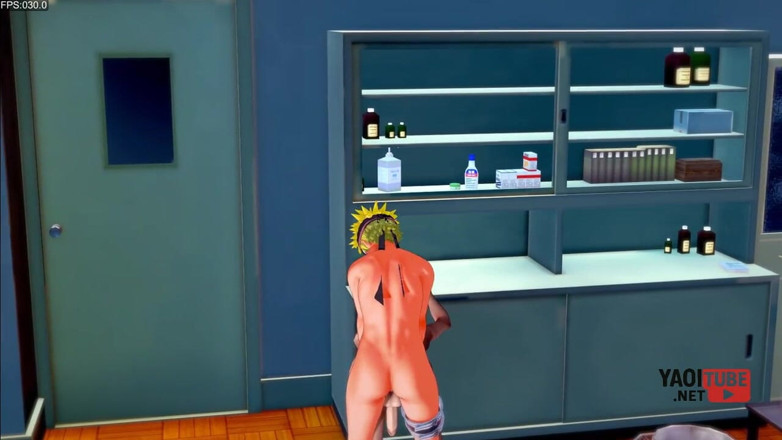 Yaoitube: Naruto Yaoi - Naruto knullar Sasuke i vetenskapsklass